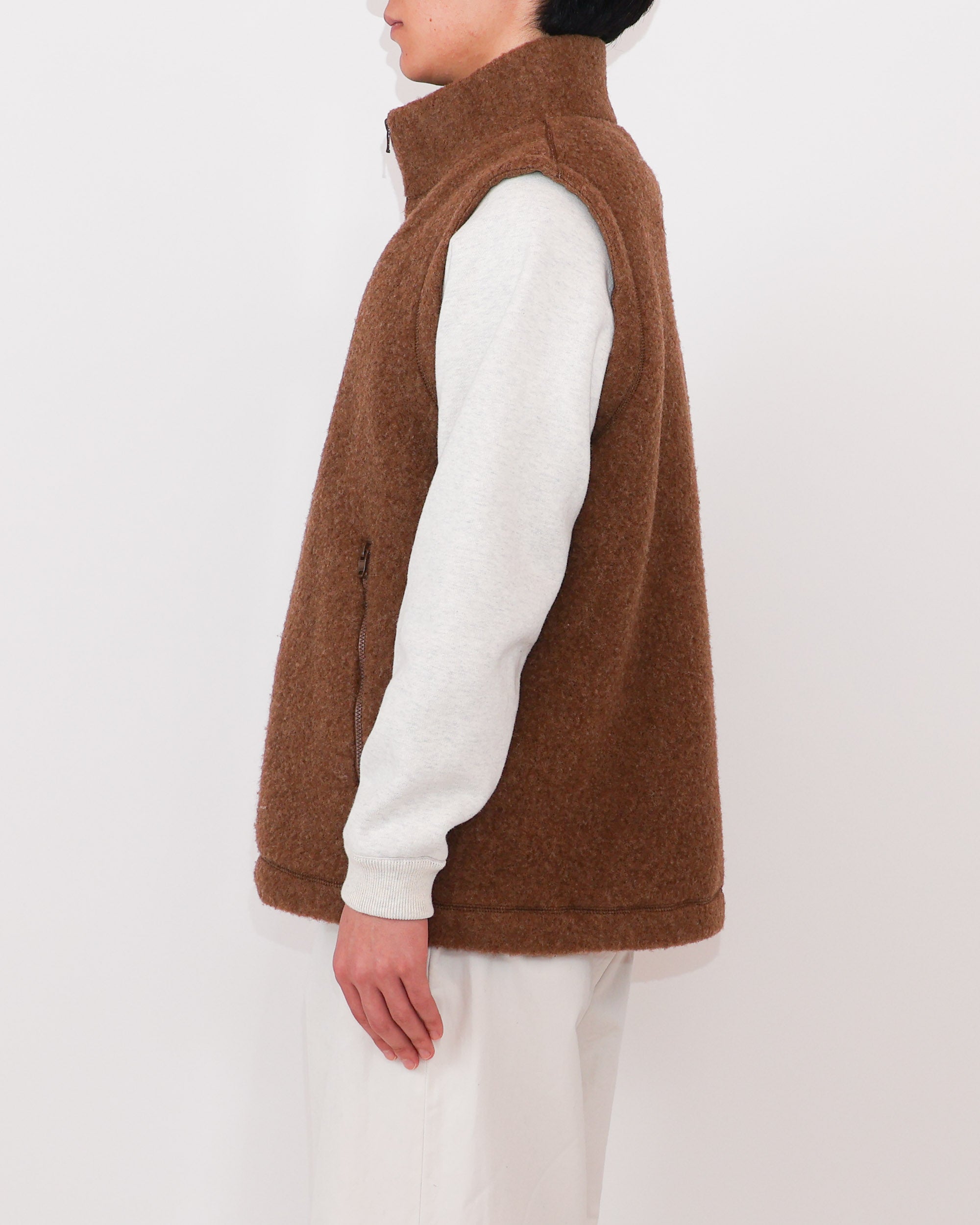 Wool Fleece Vest – YAECAYA