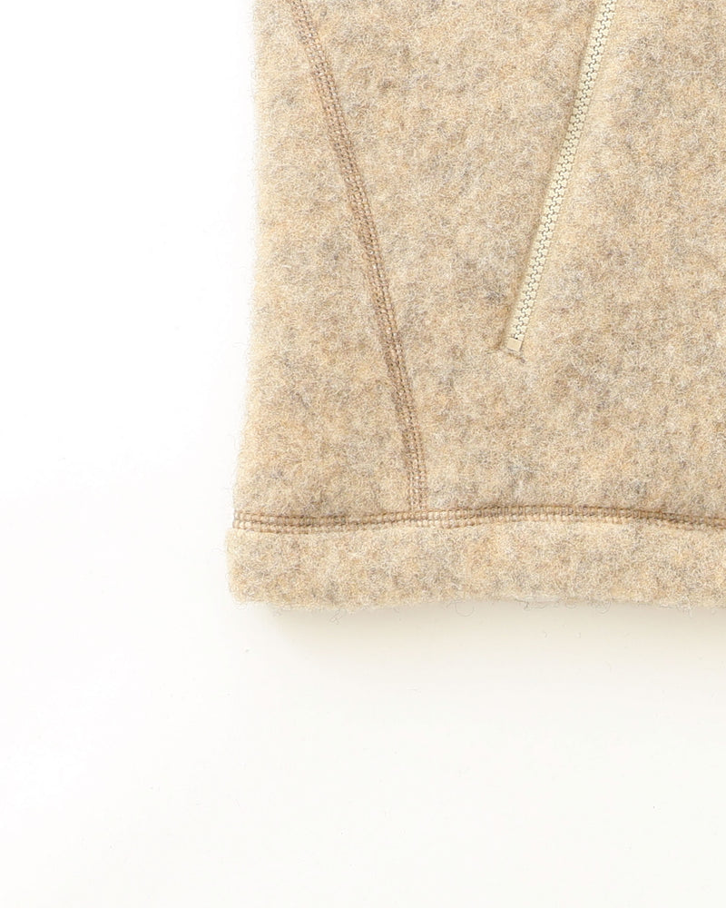 Wool Fleece Zip-Up Jacket