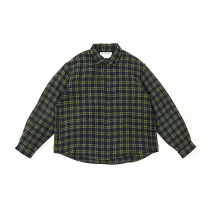 Wool Silk Tweed Comfort Shirt Extra Wide