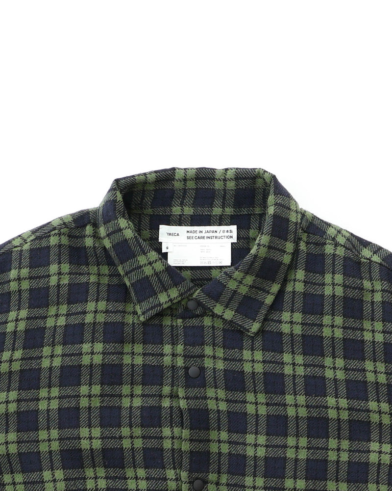 Wool Silk Tweed Comfort Shirt Extra Wide