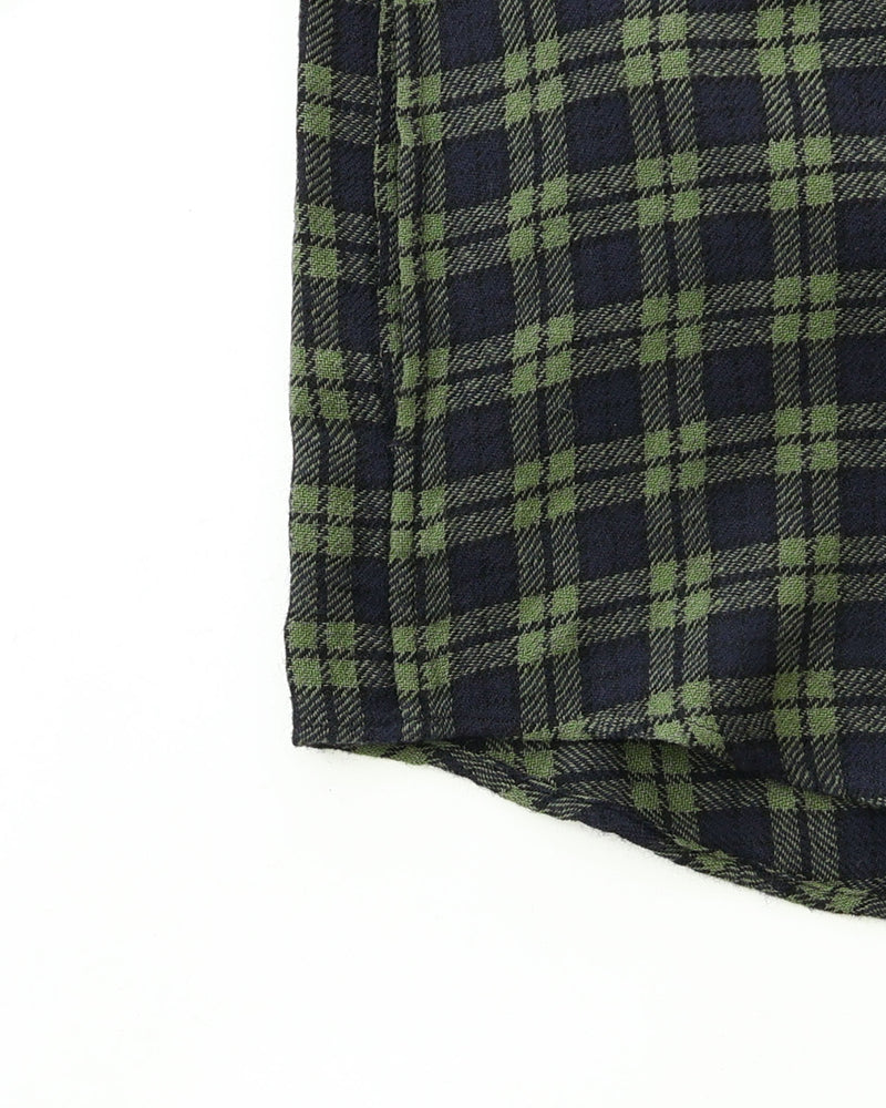 Wool Silk Tweed Comfort Shirt Extra Wide
