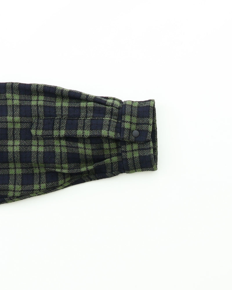Wool Silk Tweed Comfort Shirt Extra Wide