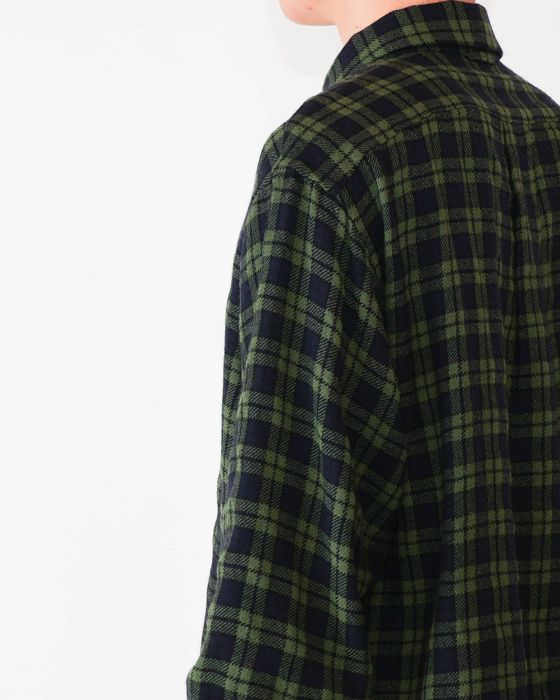 Wool Silk Tweed Comfort Shirt Extra Wide