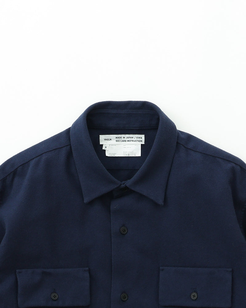 Button Shirt Flap Pocket