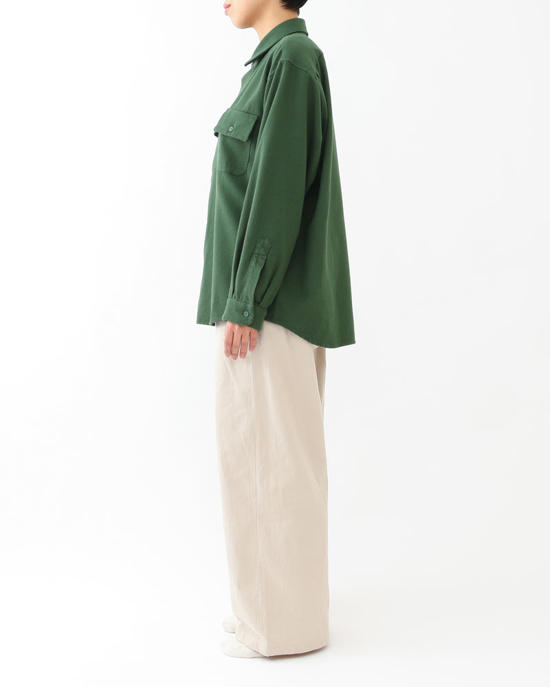 Button Shirt Flap Pocket