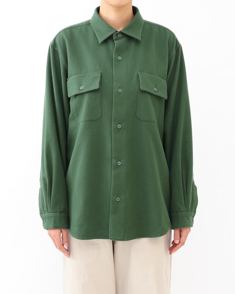 Button Shirt Flap Pocket