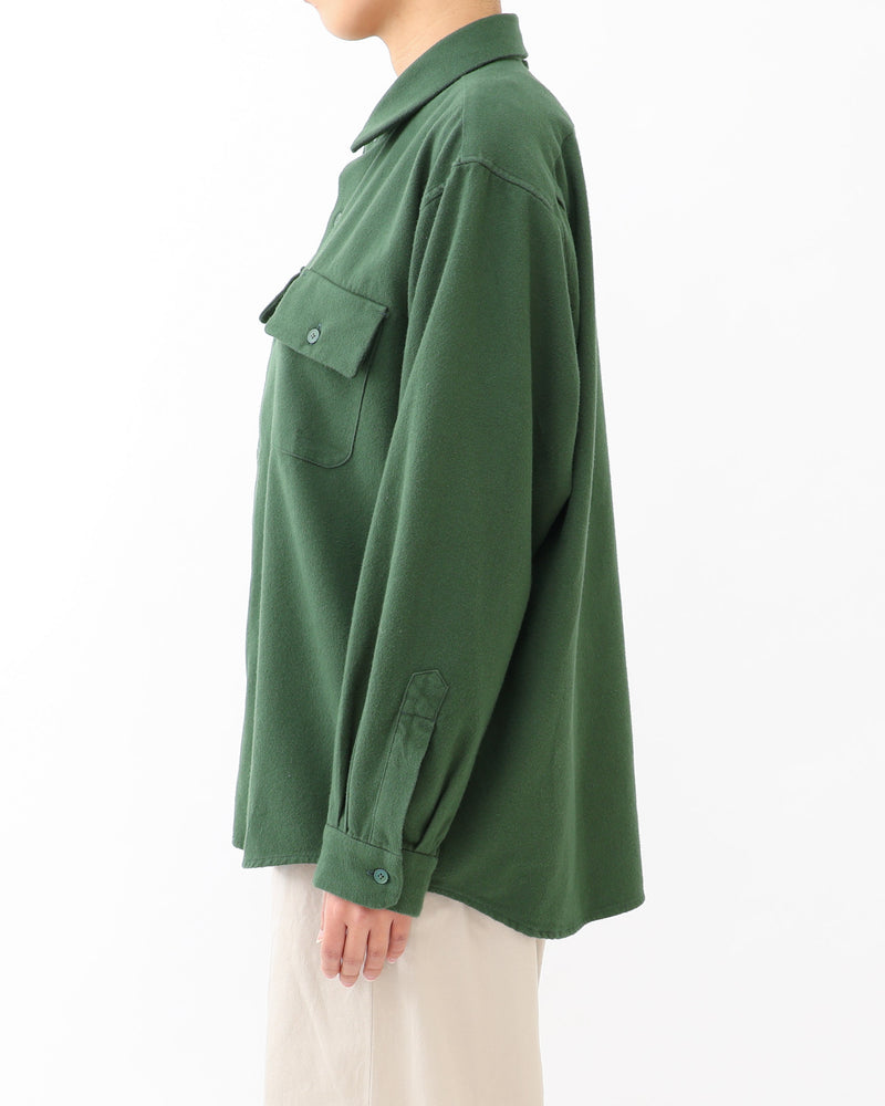 Button Shirt Flap Pocket