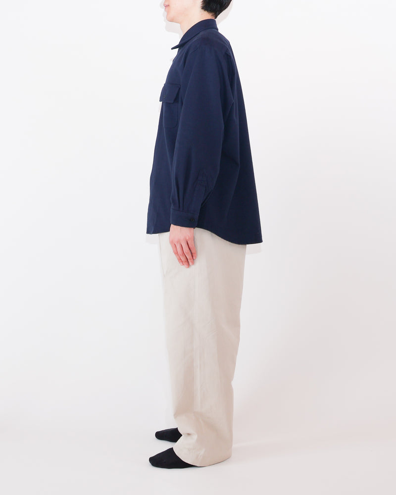 Button Shirt Flap Pocket