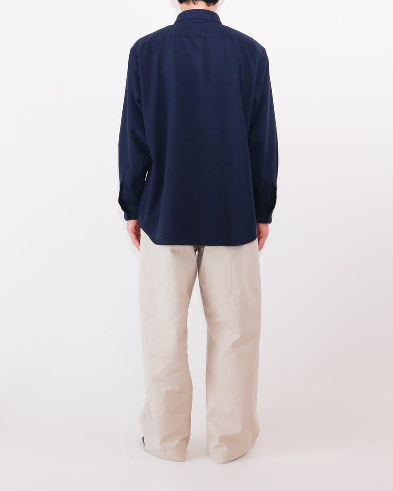 Button Shirt Flap Pocket