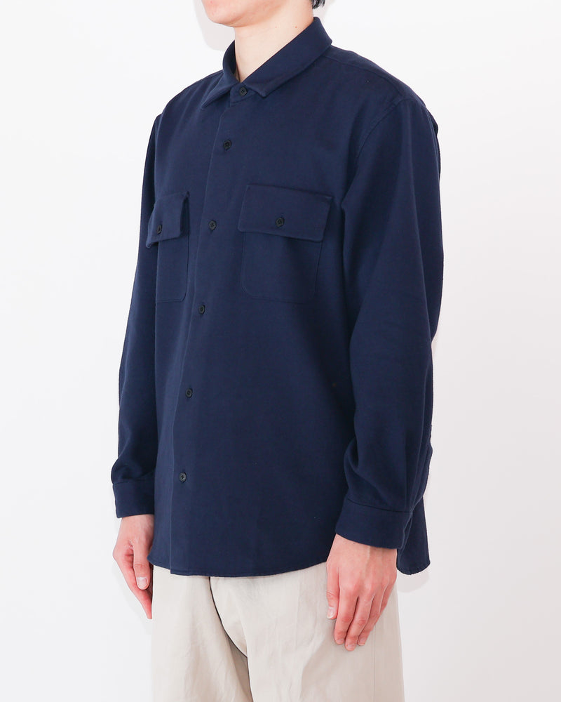 Button Shirt Flap Pocket