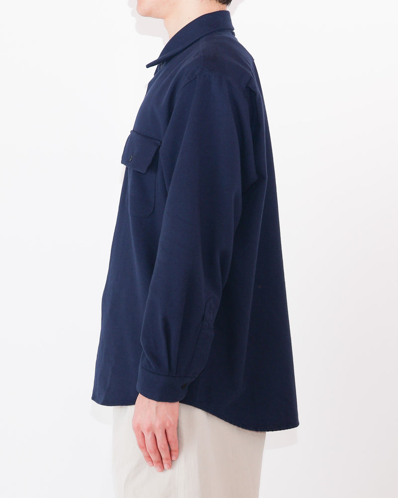 Button Shirt Flap Pocket