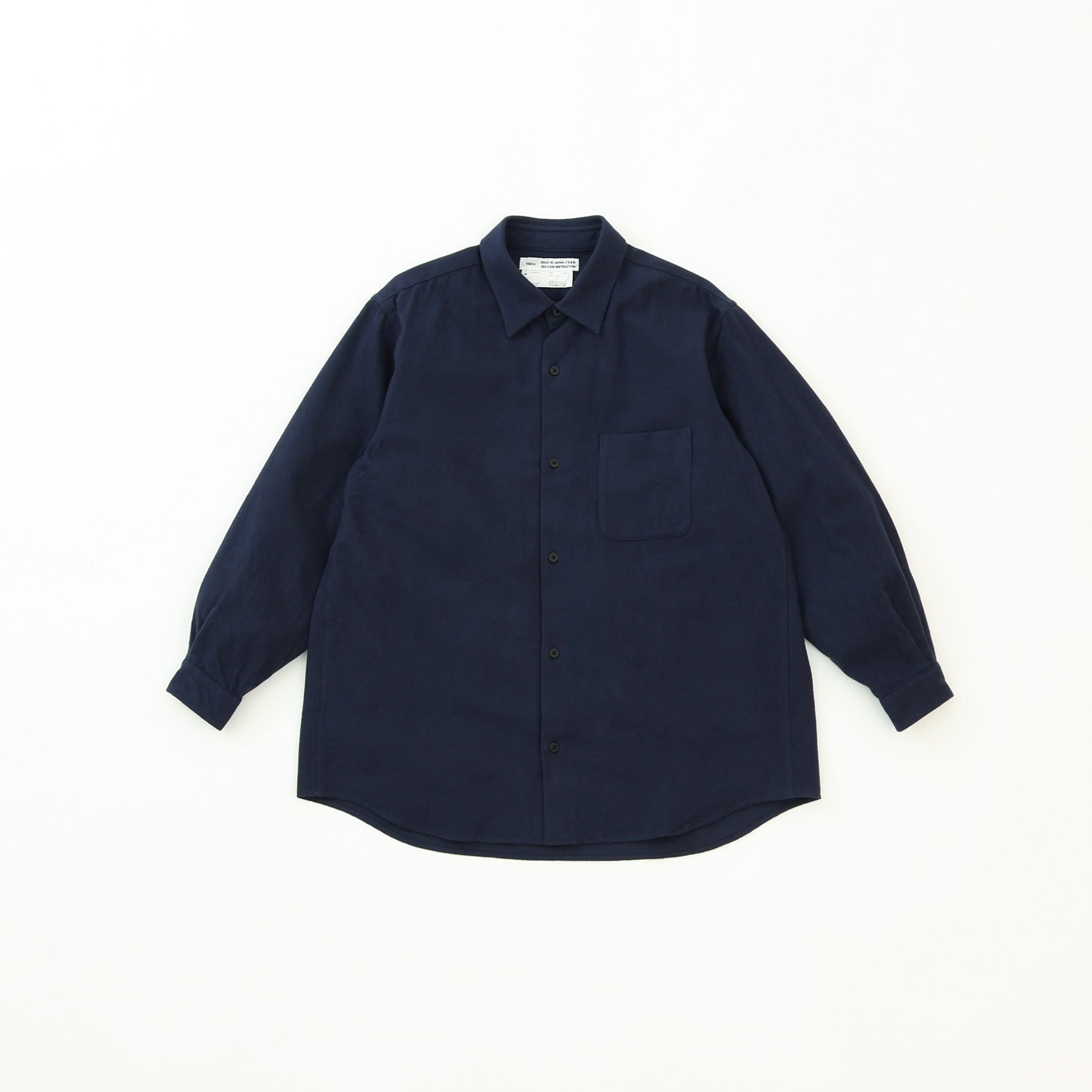 YAECA 開襟シャツ　BUTTON SHIRT WIDE 日本製 ボタンシャツ Button Shirt Wide – YAECAYA