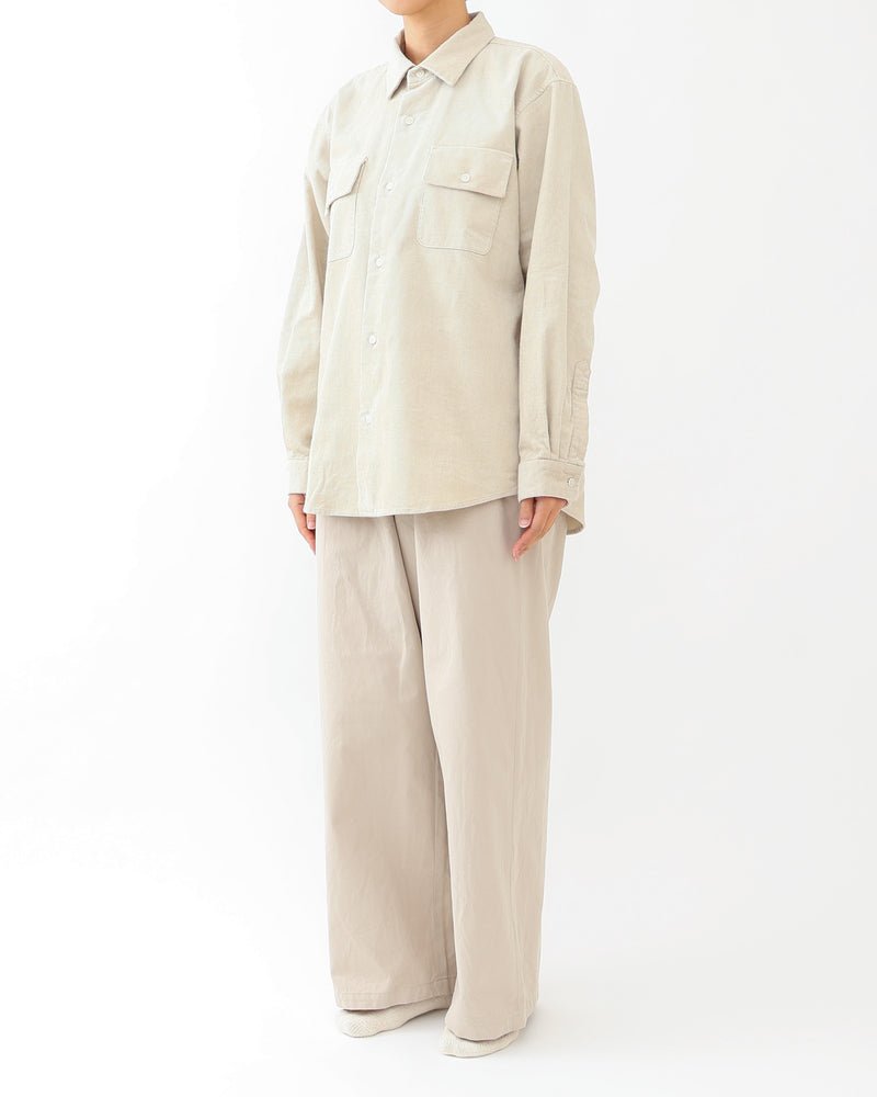 Button Shirt Flap Pocket