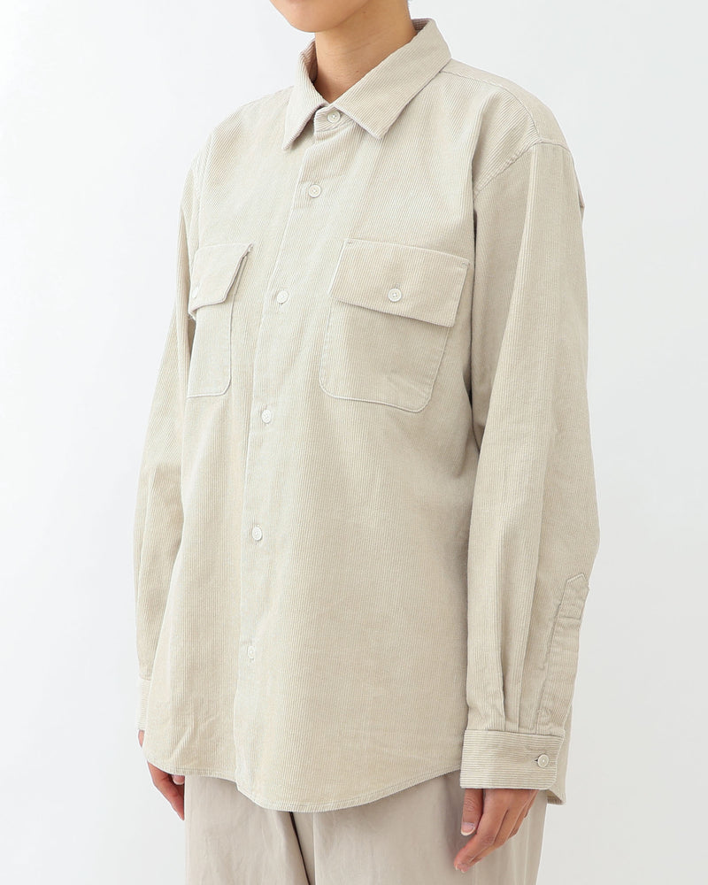 Button Shirt Flap Pocket