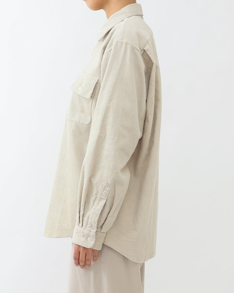 Button Shirt Flap Pocket