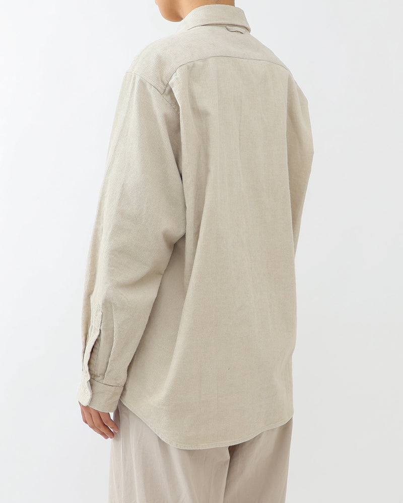 Button Shirt Flap Pocket