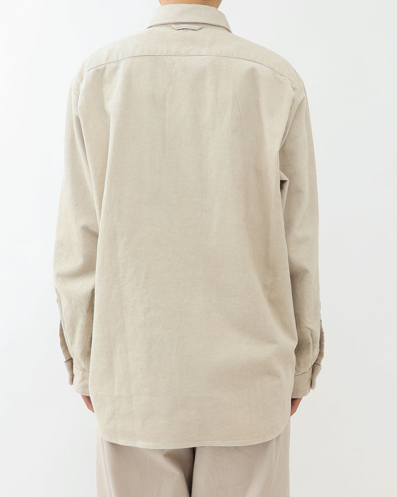 Button Shirt Flap Pocket