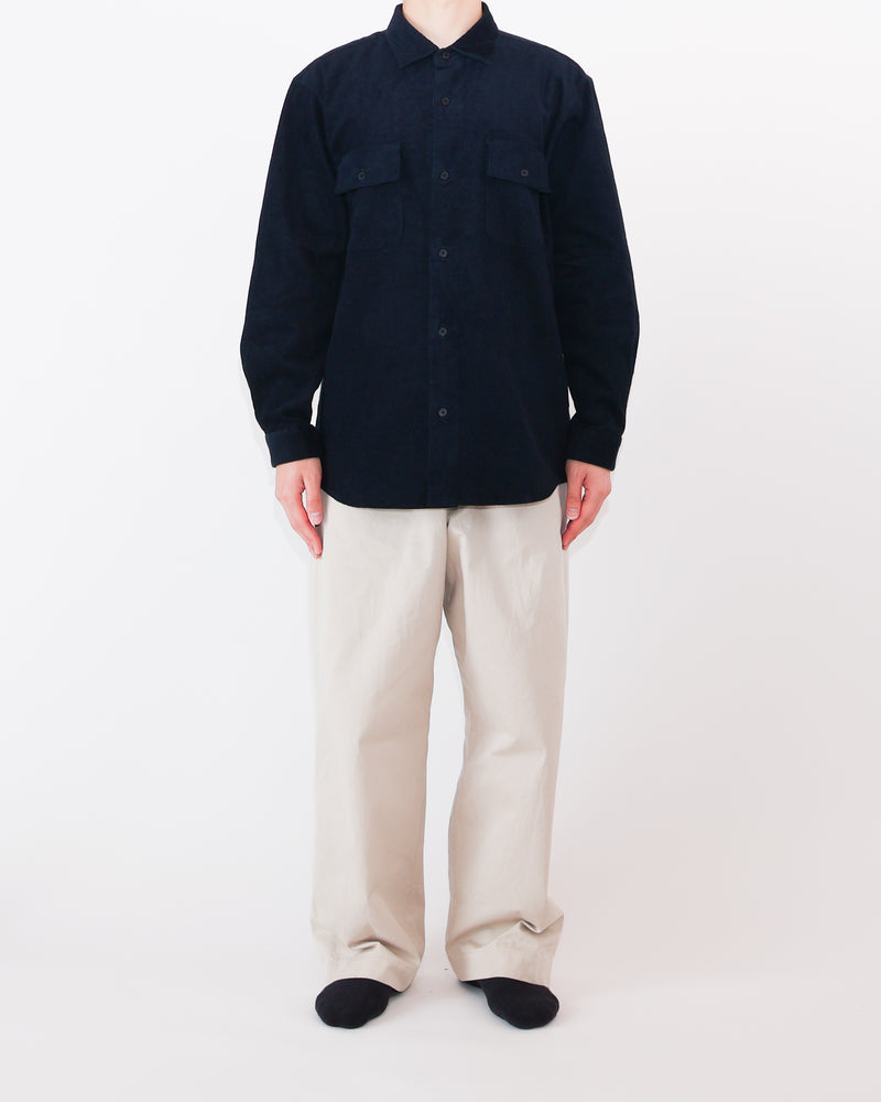 Button Shirt Flap Pocket