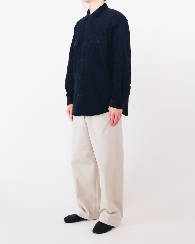 Button Shirt Flap Pocket