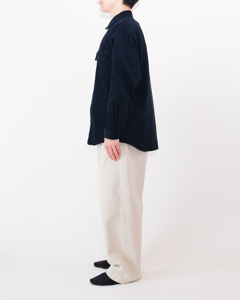 Button Shirt Flap Pocket