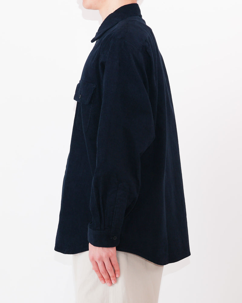 Button Shirt Flap Pocket