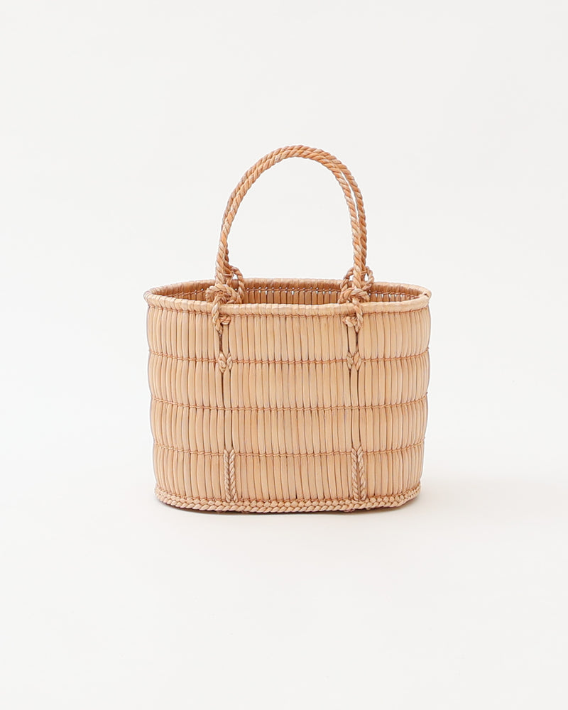 がま細工の手提げ