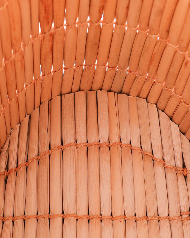 がま細工の手提げ