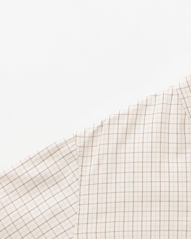 Button Shirt  Band Collar