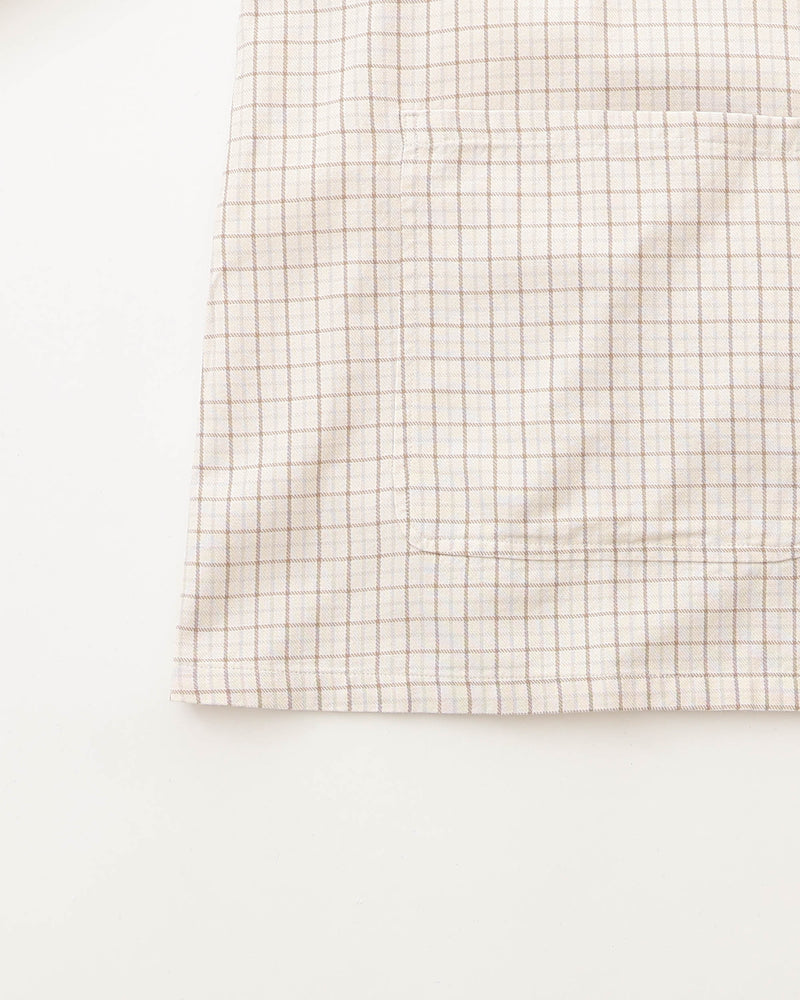 Button Shirt  Band Collar