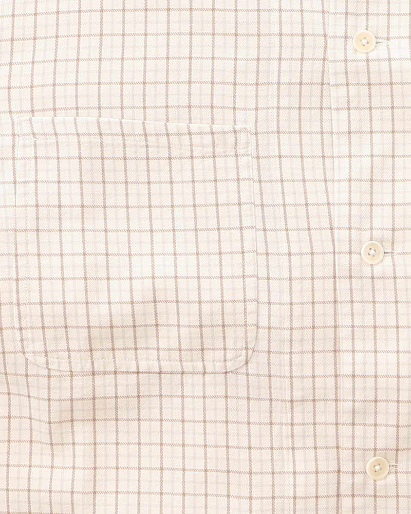 Button Shirt  Band Collar