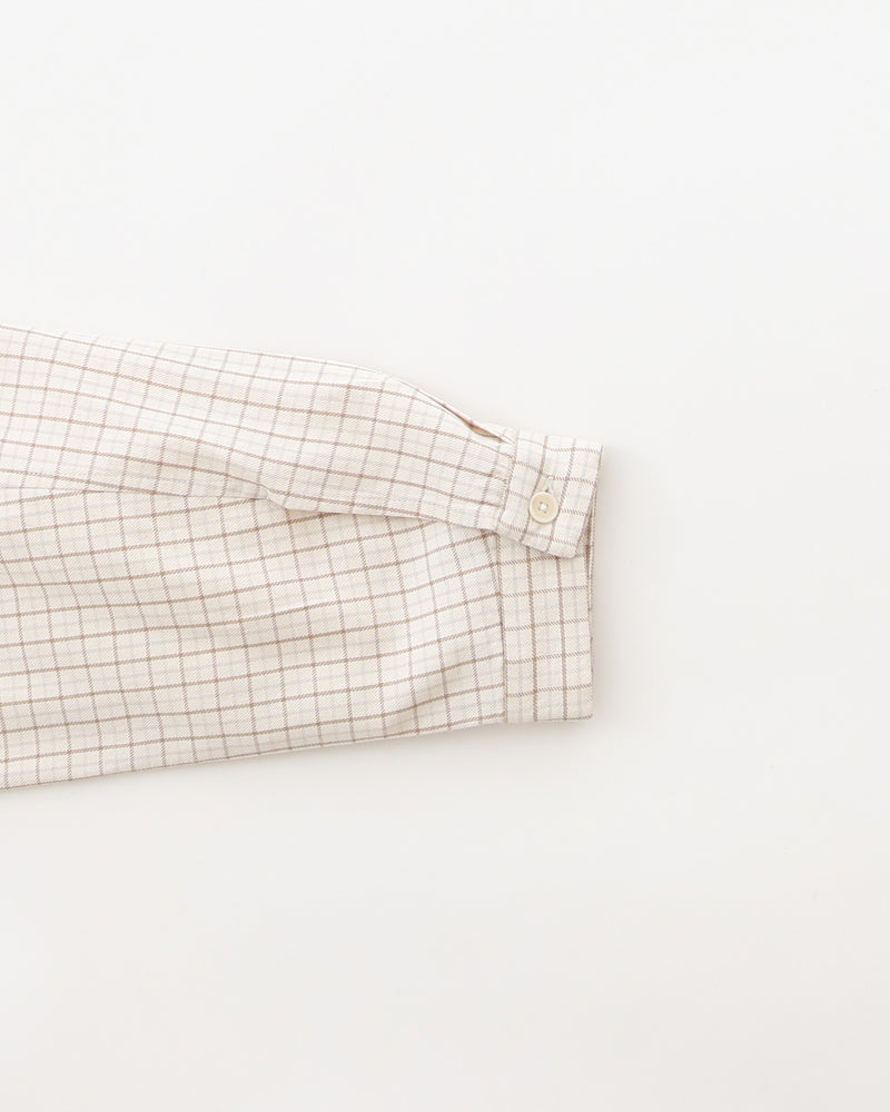 Button Shirt  Band Collar