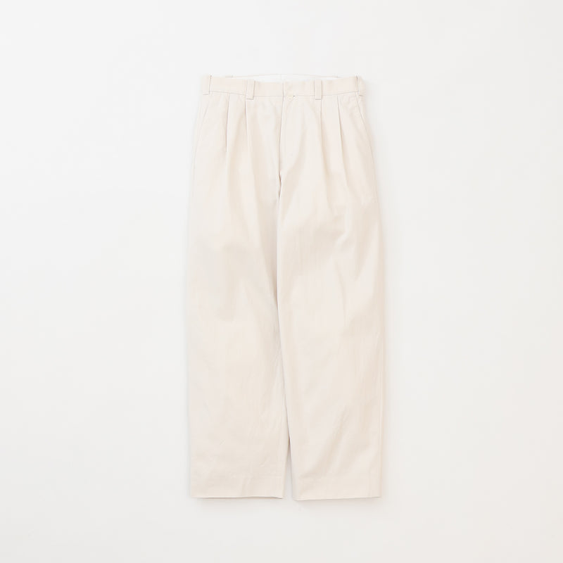 Chino Trousers Two-Tuck Straight