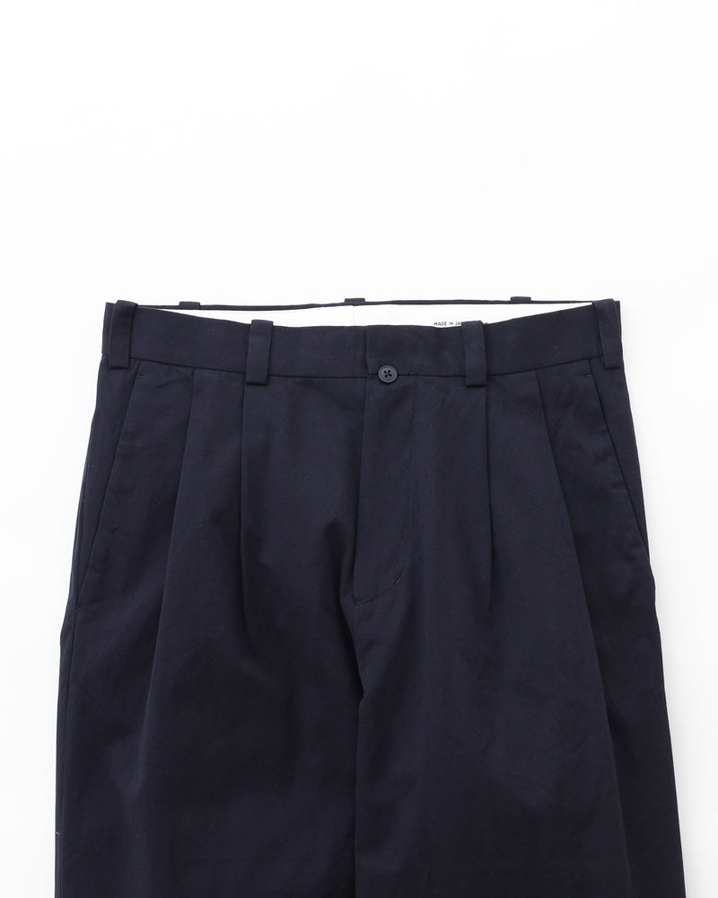 Chino Trousers Two-Tuck Straight
