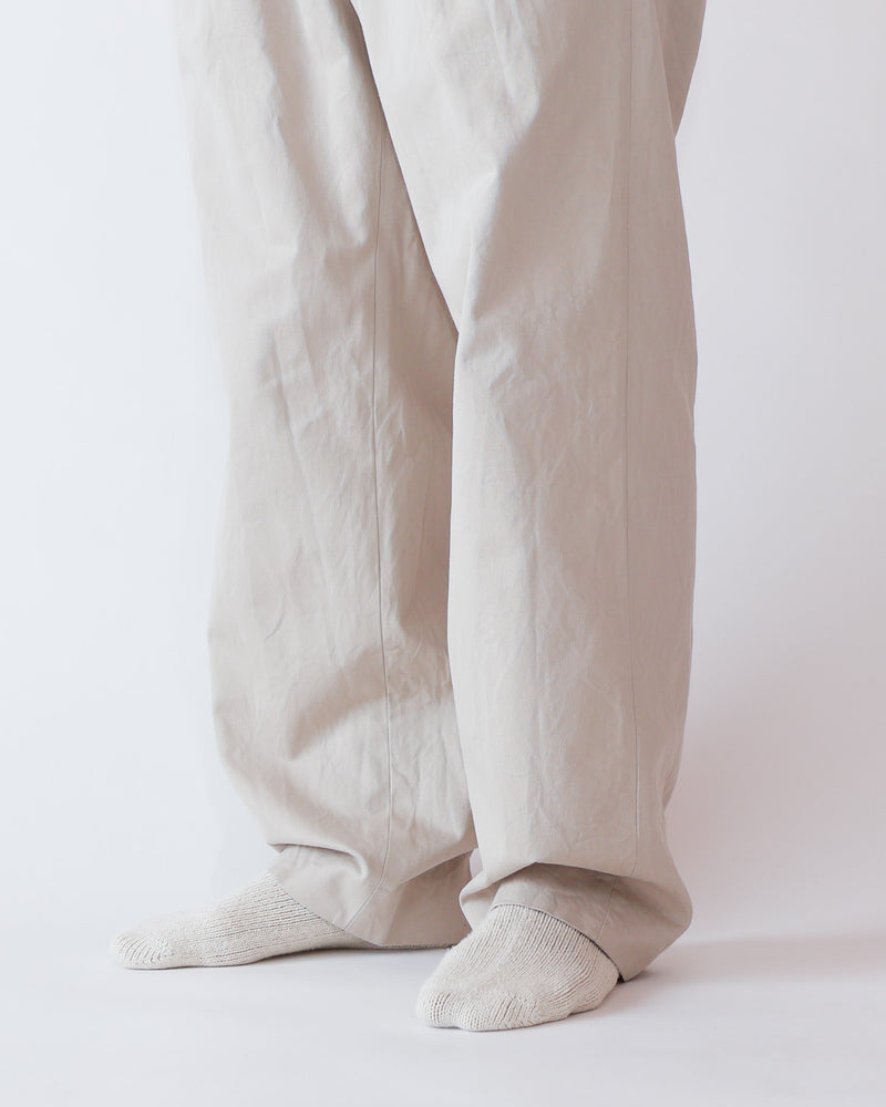 Chino Trousers Two-Tuck Straight