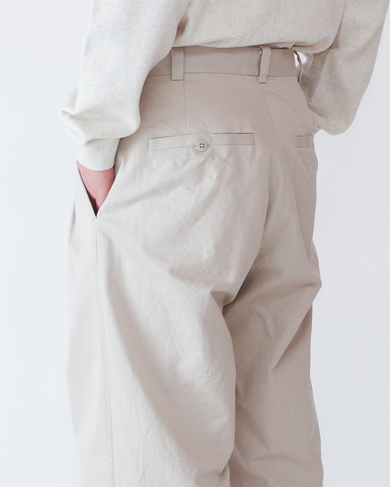 Chino Trousers Two-Tuck Straight