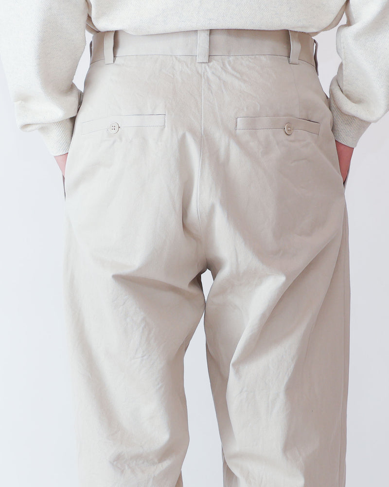 Chino Trousers Two-Tuck Straight