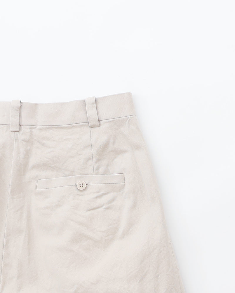 Chino Trousers Two-Tuck Straight