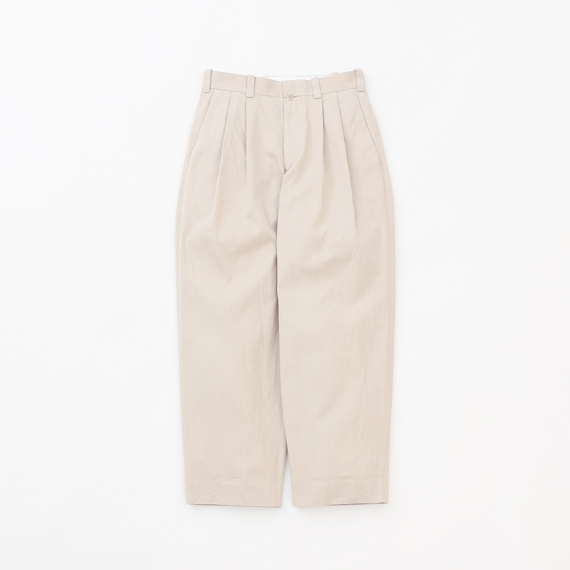 Chino Trousers Two-Tuck Tapered – YAECAYA