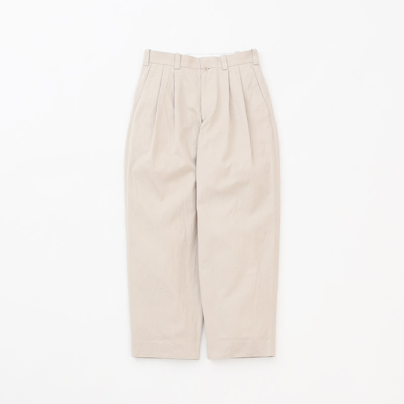 Chino Trousers Two-Tuck Tapered