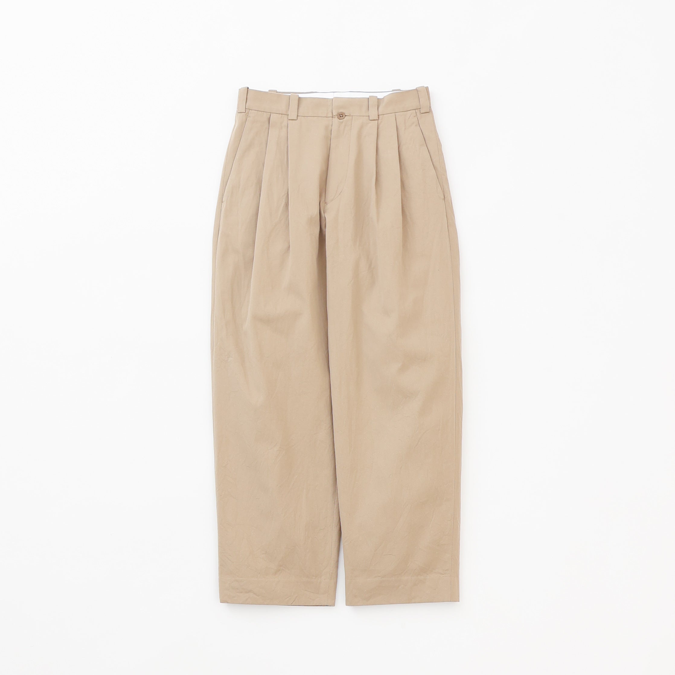 YAECA CHINO TROUSERS 2TUCK /STRAIGHT/パンツ Chino Trousers Two-Tuck Tapered – YAECAYA