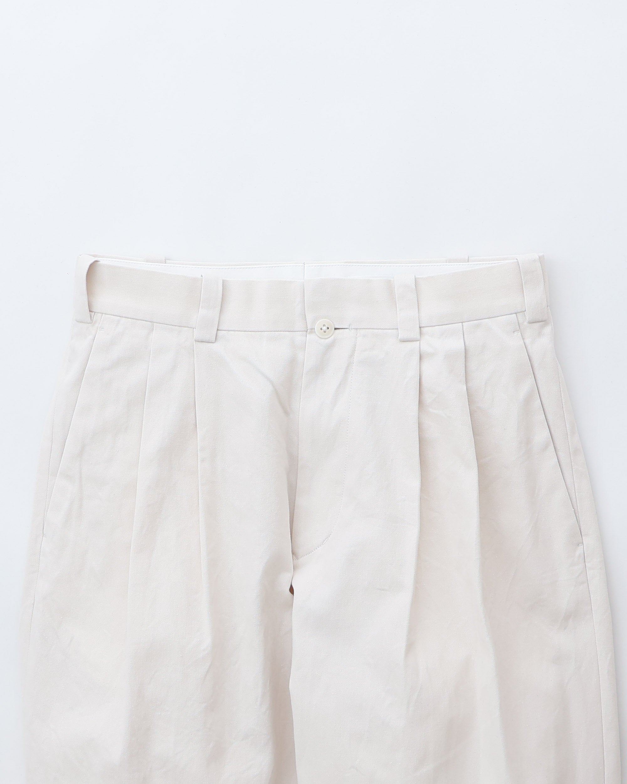 Chino Trousers Two-Tuck Tapered – YAECAYA