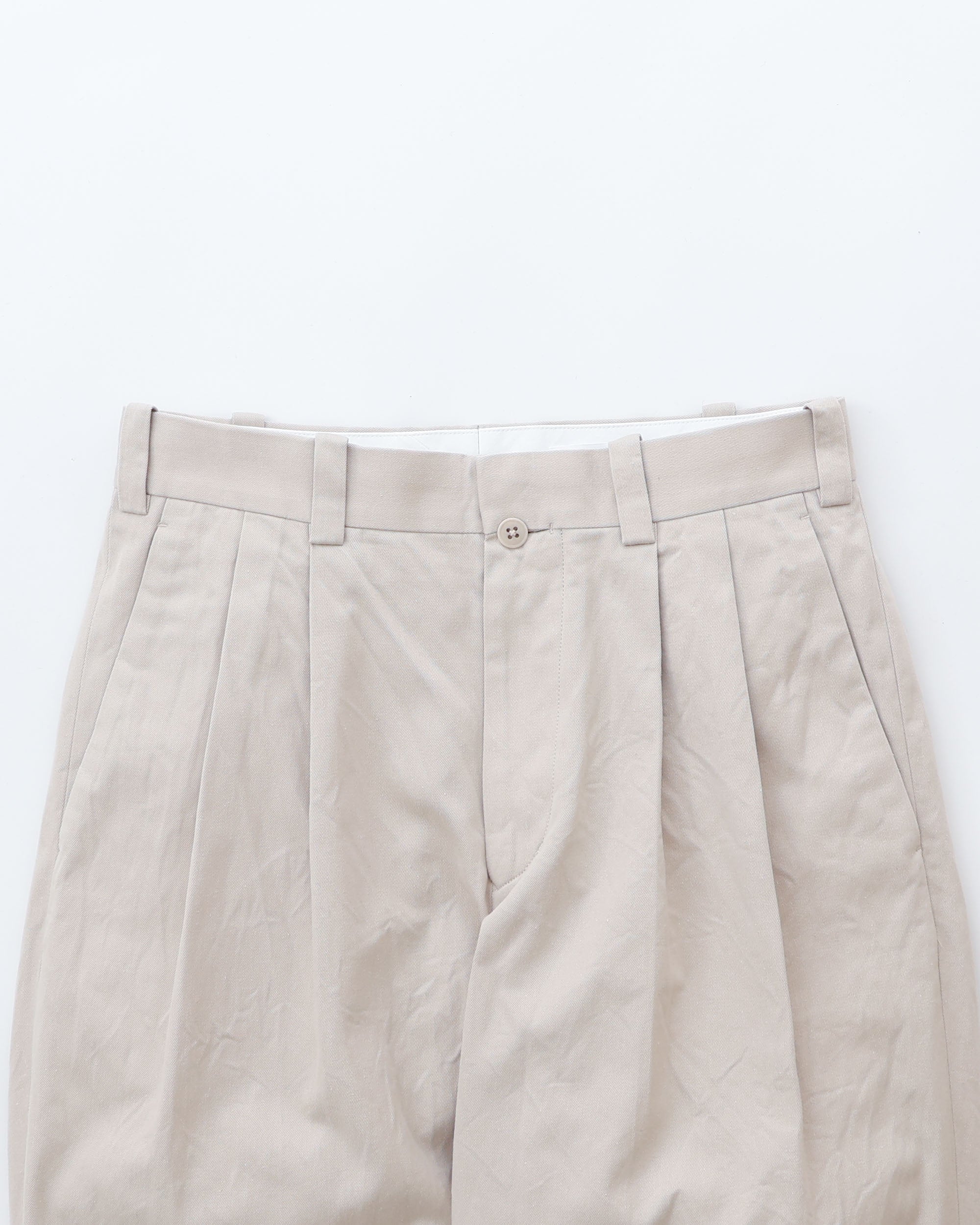 Chino Trousers Two-Tuck Tapered – YAECAYA