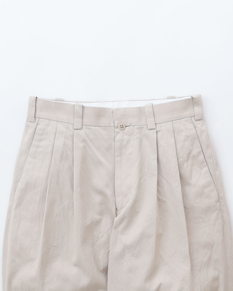 Chino Trousers Two-Tuck Tapered