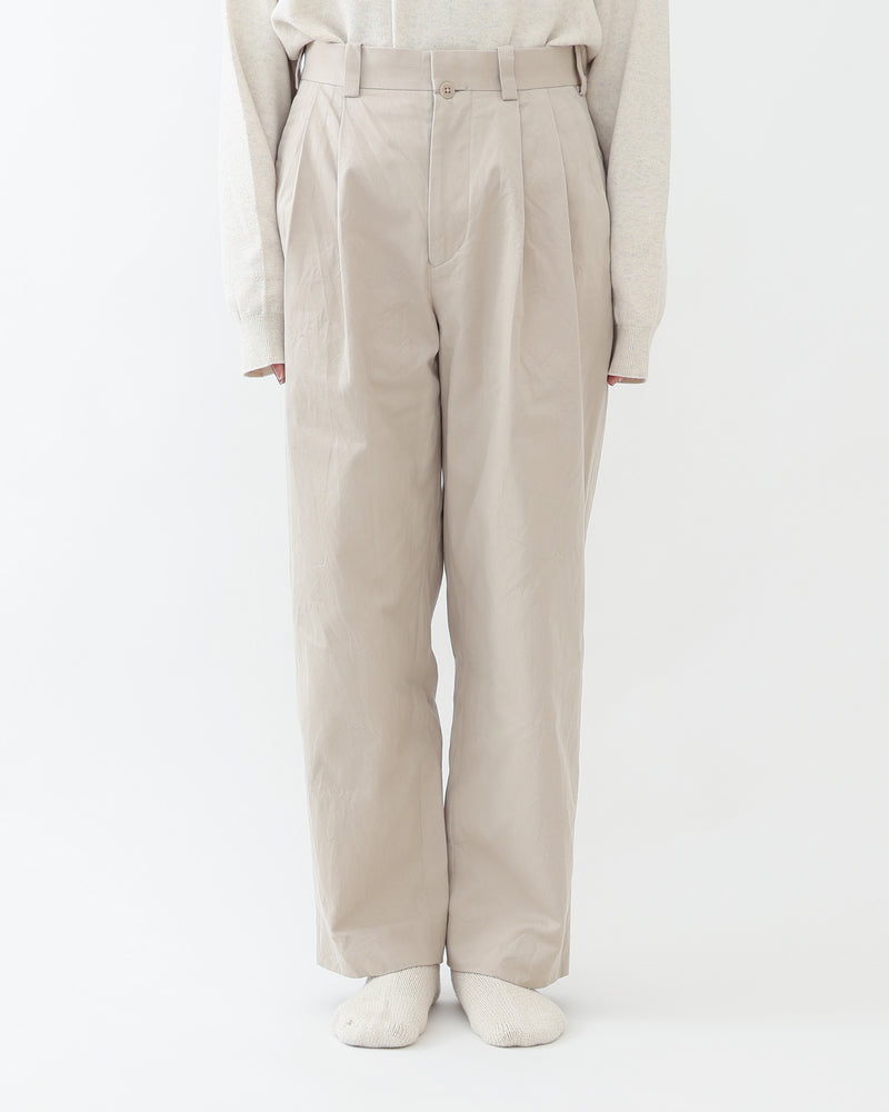 Chino Trousers Two-Tuck Tapered