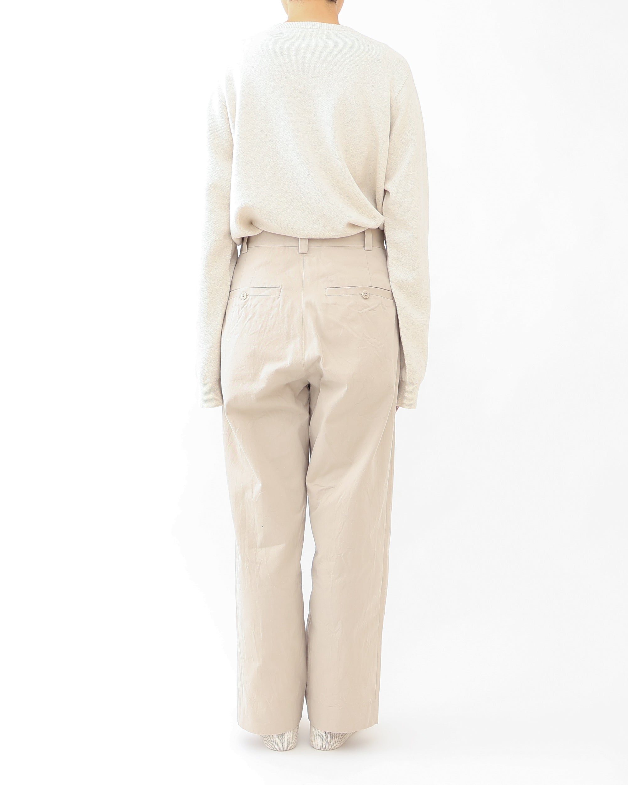 Chino Trousers Two-Tuck Tapered – YAECAYA