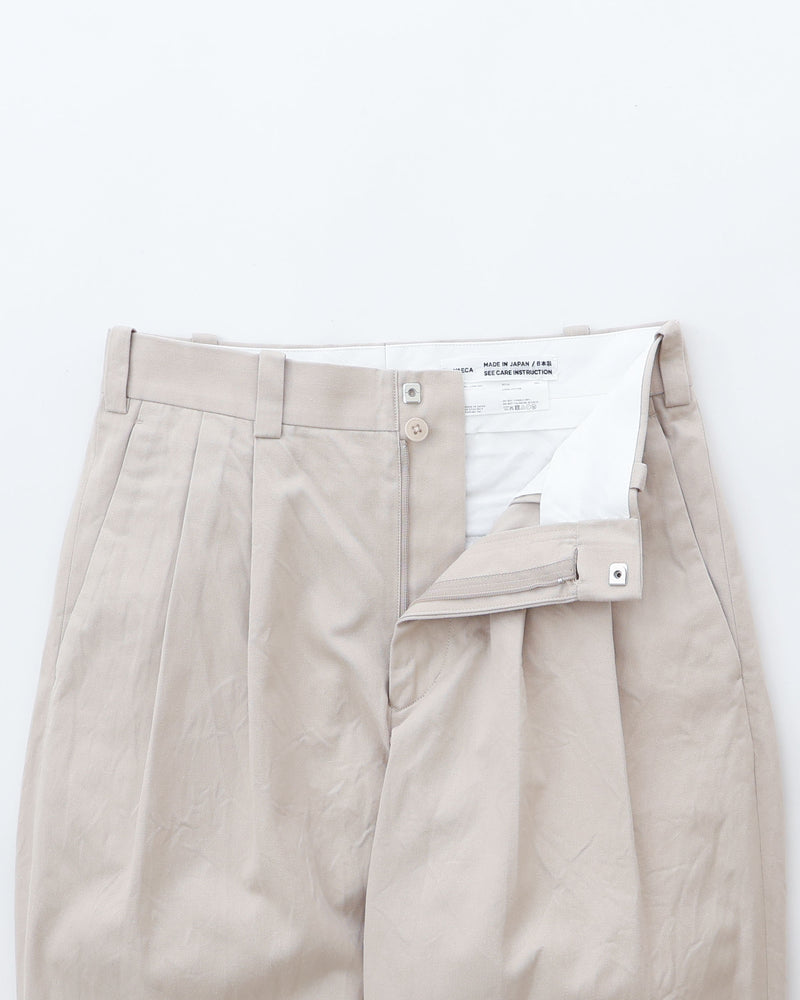 Chino Trousers Two-Tuck Tapered