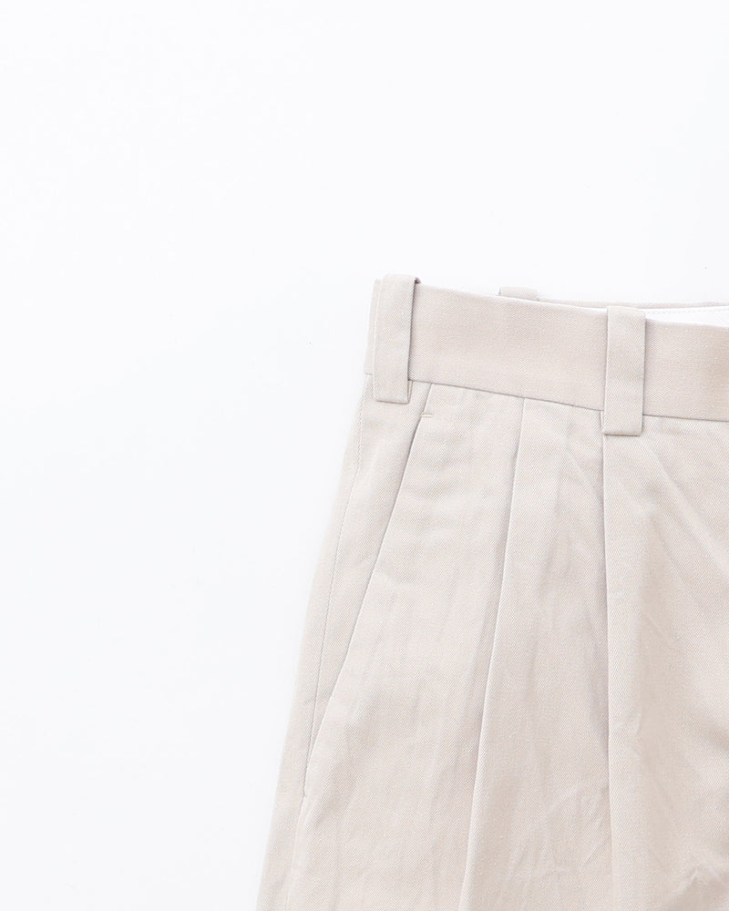 Chino Trousers Two-Tuck Tapered