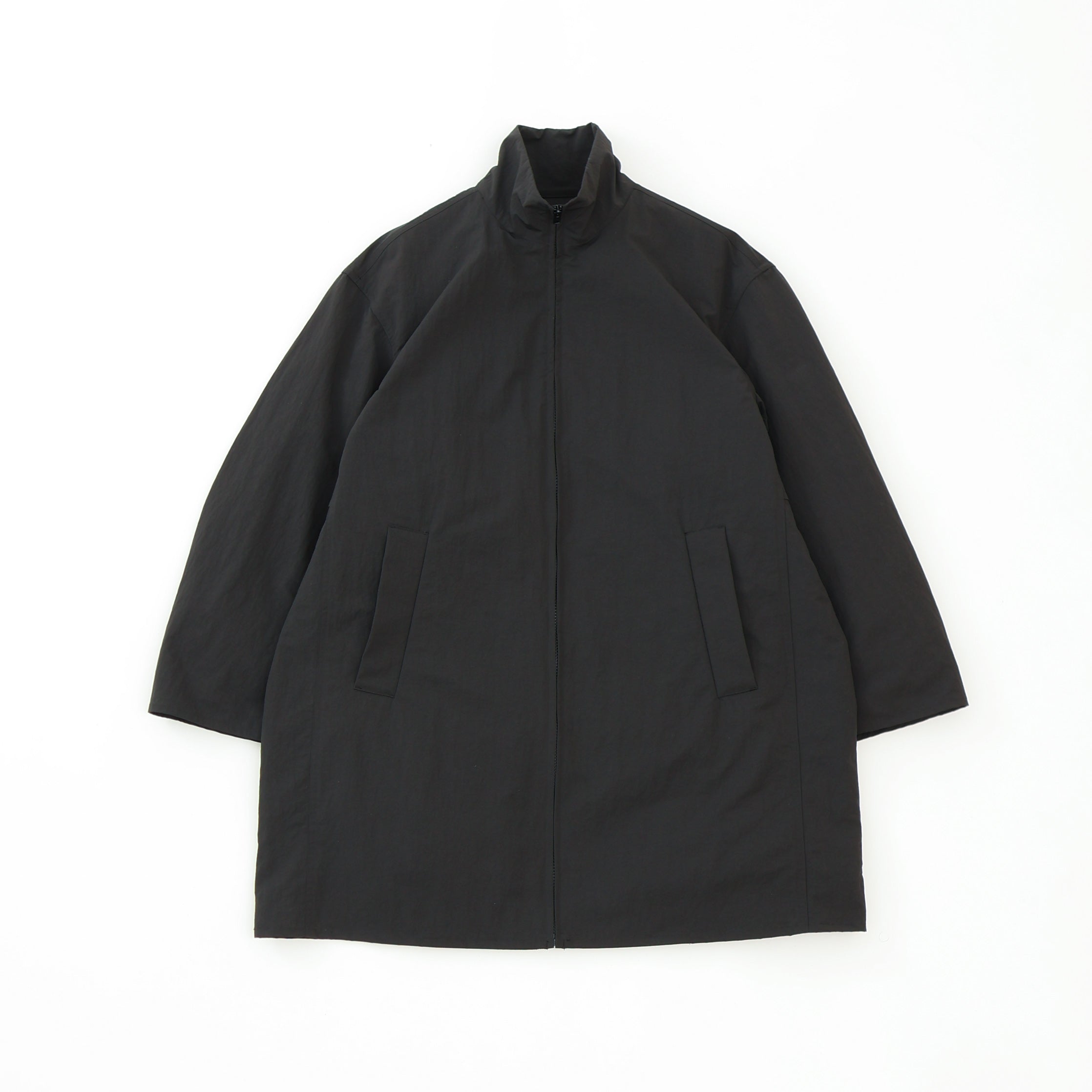 Zip Coat With Stand Collar – YAECAYA