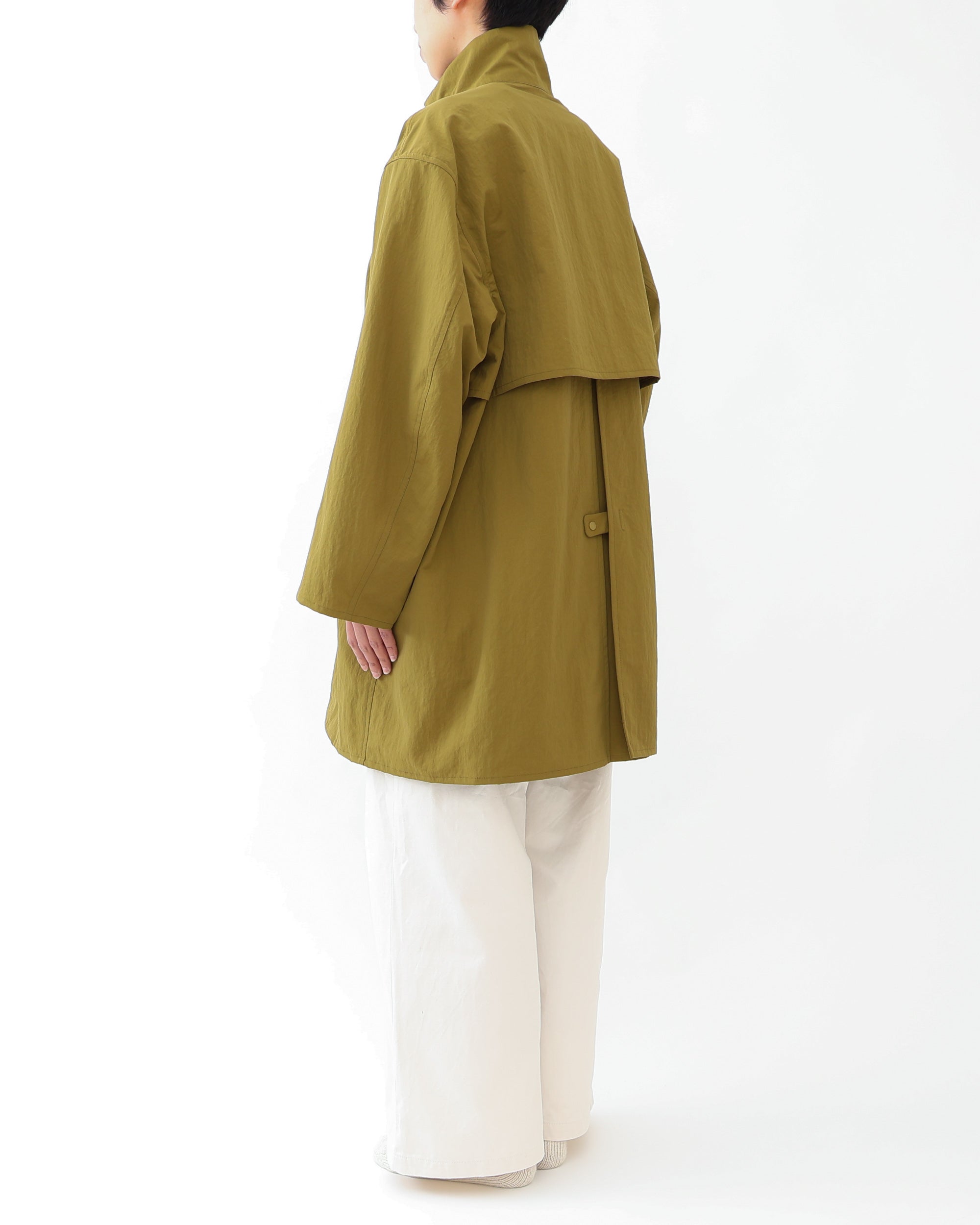 Zip Coat With Stand Collar – YAECAYA
