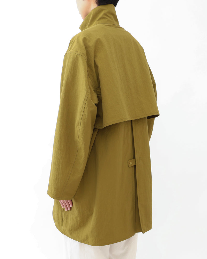 Zip Coat With Stand Collar